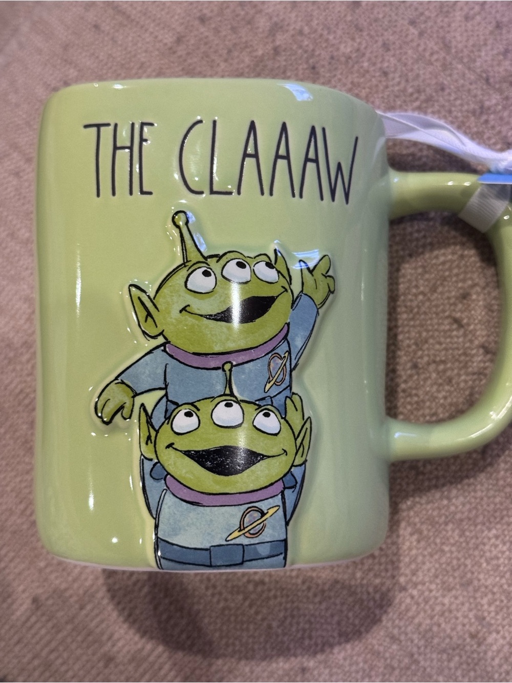 New With Tags Rae Dunn Pixar Toy Story “The CLAW”  Pixar Collectible Coffee Mug